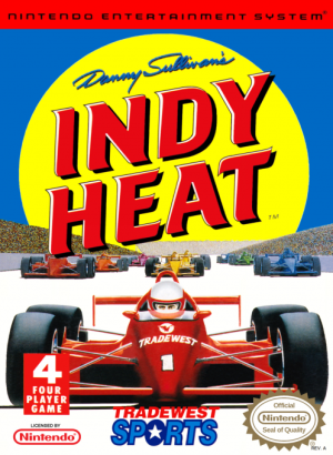 Danny Sullivans Indy Heat - Nintendo NES