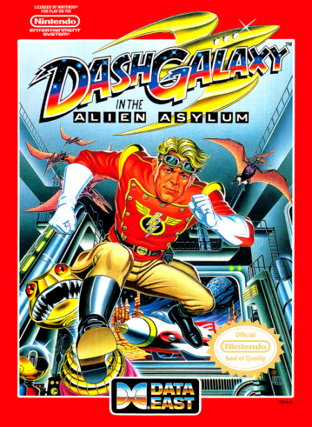 Dash Galaxy in the Alien Asylum - Nintendo NES