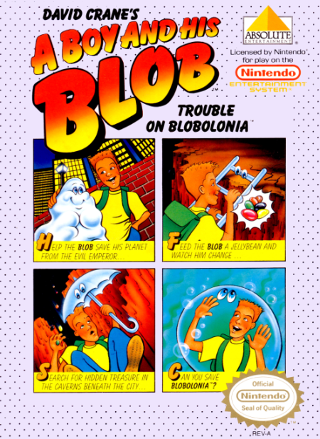 David Cranes A Boy and His Blob Trouble on Blobolonia - Nintendo NES