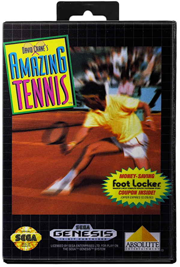 David Crane's Amazing Tennis - Sega Genesis