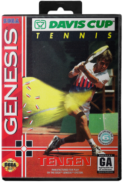 Davis Cup World Tour Tennis - Sega Genesis