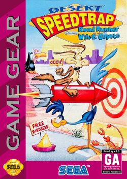Desert Speedtrap Starring Road Runner and Wile E Coyote- Sega Game Gear