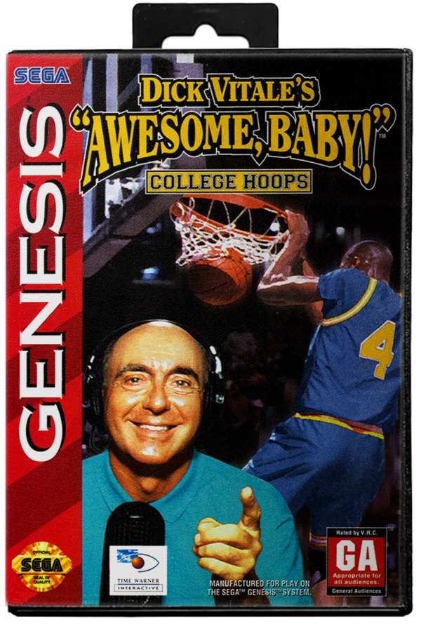 Dick Vitale's Awesome Baby College Hoops - Sega Genesis