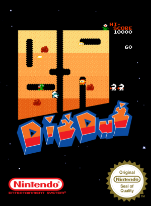 Dig Dug - Nintendo NES