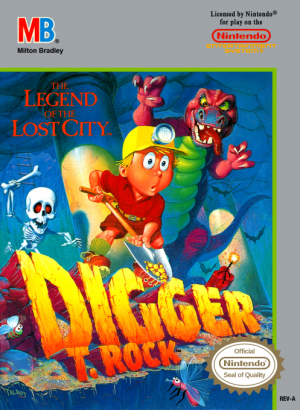 Digger T. Rock The Legend of the Lost City - Nintendo NES