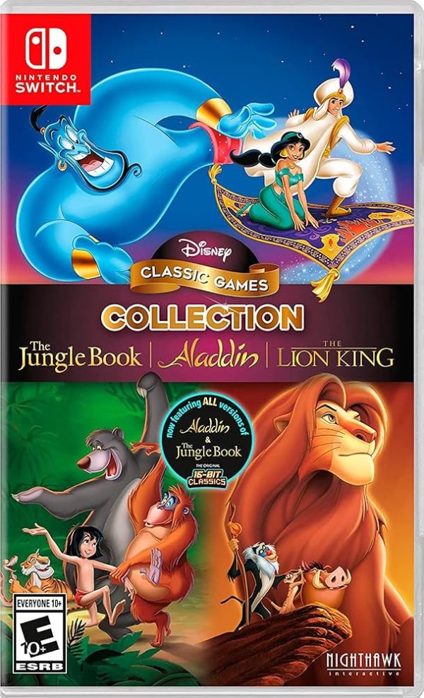Disney Classic Games Collection: The Jungle Book, Aladdin, & The Lion King - Nintendo Switch