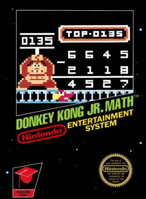 Donkey Kong Jr. Math - Nintendo NES