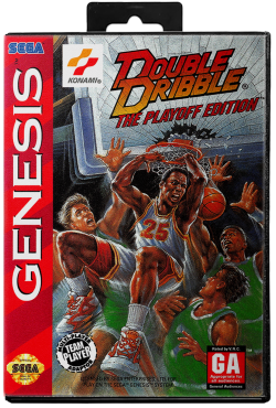 Double Dribble The Playoff Edition - Sega Genesis