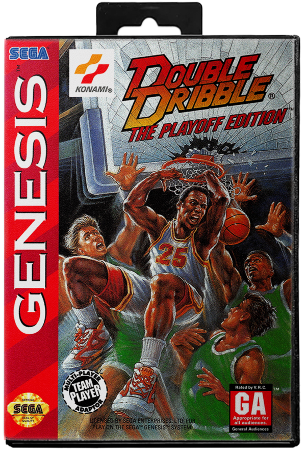 Double Dribble The Playoff Edition - Sega Genesis