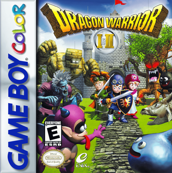 Dragon Warrior I and II - Nintendo Gameboy Color