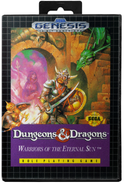 Dungeons & Dragons Warriors of the Eternal Sun - Sega Genesis