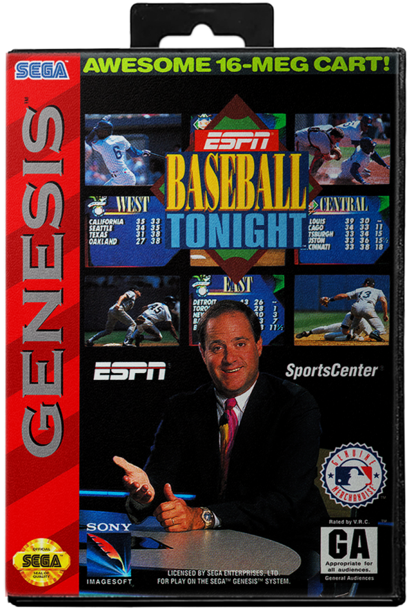 ESPN Baseball Tonight - Sega Genesis