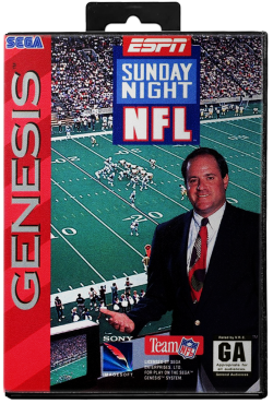 ESPN Sunday Night NFL - Sega Genesis