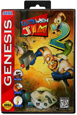 Earthworm Jim 2 - Sega Genesis
