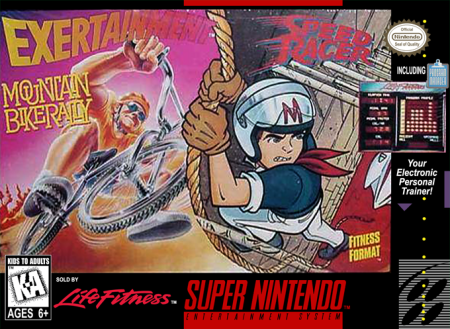 Exertainment Mountain Bikerally Speed Racer - Super Nintendo