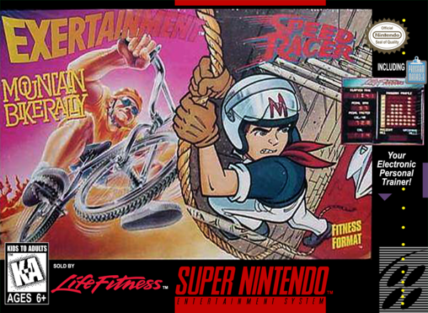 Exertainment Mountain Bikerally Speed Racer - Super Nintendo