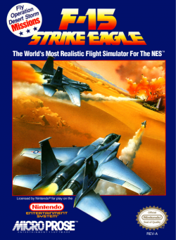 F-15  Strike Eagle - Nintendo NES
