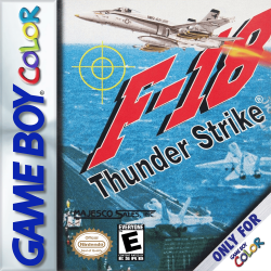 F-18 Thunder Strike - Nintendo Gameboy Color