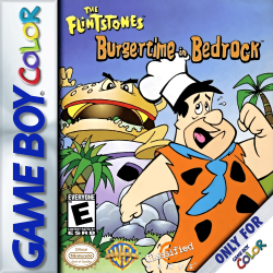 The Flintstones Burgertime in Bedrock - Nintendo Gameboy Color