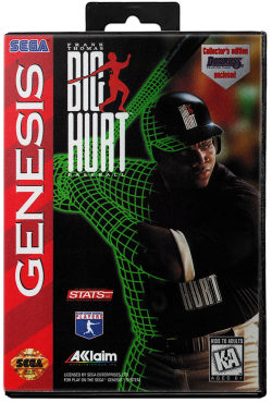 Frank Thomas Big Hurt Baseball - Sega Genesis