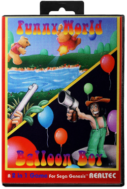 Funny World & Balloon Boy - Sega Genesis