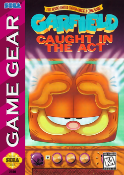 Garfield Caught in the Act- Sega Game Gear