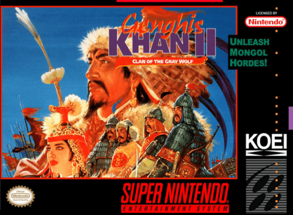 Genghis Khan II Clan of the Gray Wolf - Super Nintendo