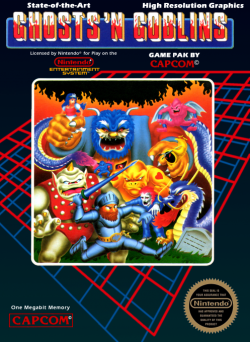 Ghosts n Goblins - Nintendo NES