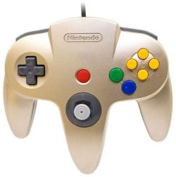 Gold Nintendo 64 Controller
