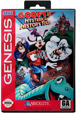 Goofy's Hysterical History Tour - Sega Genesis