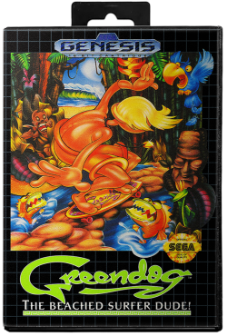 Greendog Beached Surfer Dude - Sega Genesis
