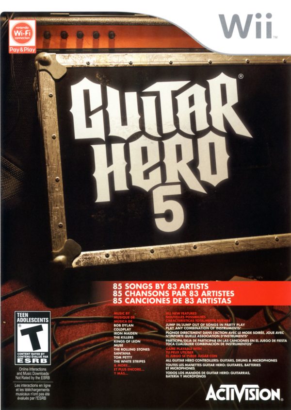 Guitar Hero 5 - Nintendo Wii