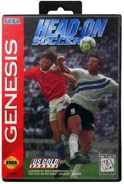 Head-On Soccer - Sega Genesis