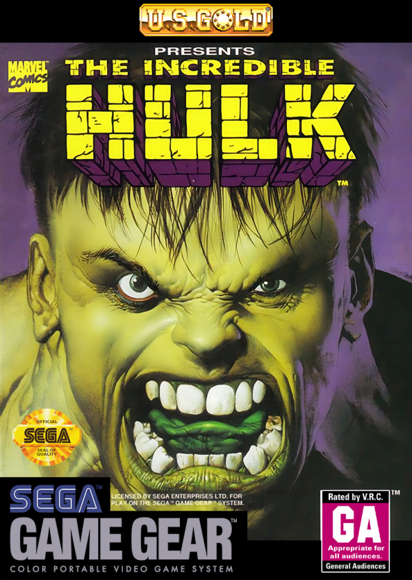 Incredible Hulk- Sega Game Gear
