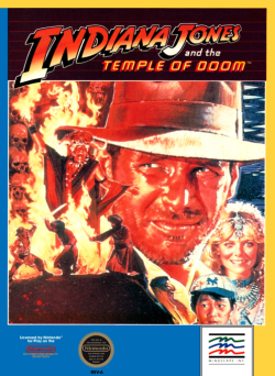 Indiana Jones and the Temple of Doom - Nintendo NES