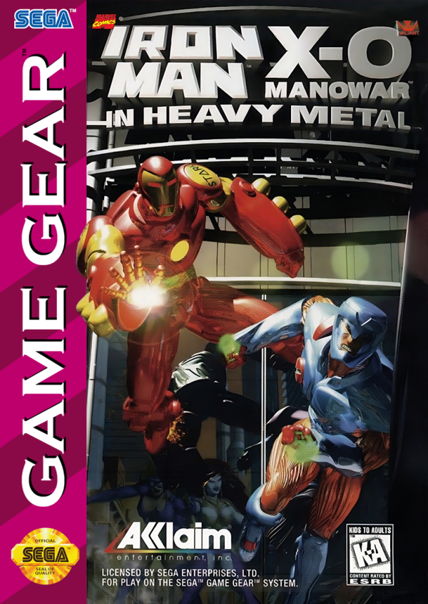 Iron Man X-O Manowar in Heavy Metal- Sega Game Gear