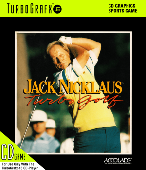 Jack Nicklaus Turbo Golf - Turbografx CD