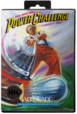 Jack Nicklaus Power Challenge Golf - Sega Genesis