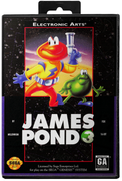 James Pond 3 Operation Starfish - Sega Genesis