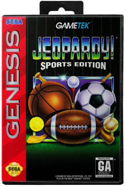 Jeopardy Sports Edition - Sega Genesis