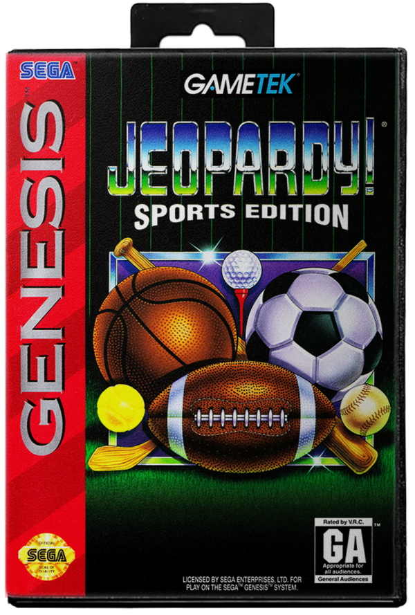 Jeopardy Sports Edition - Sega Genesis