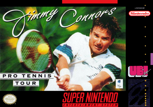 Jimmy Connors Pro Tennis Tour - Super Nintendo