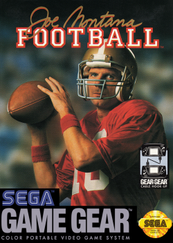 Joe Montana Football- Sega Game Gear