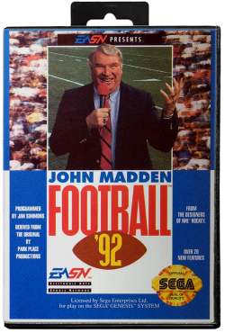 John Madden Football '92 - Sega Genesis