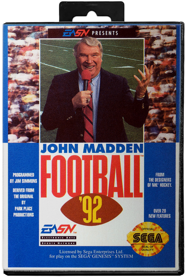 John Madden Football '92 - Sega Genesis