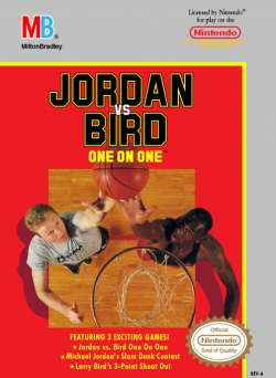 Jordan Vs Bird One on One - Nintendo NES