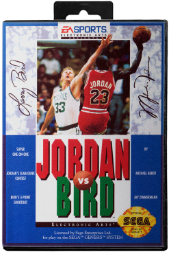 Jordan vs Bird: One-On-One - Sega Genesis