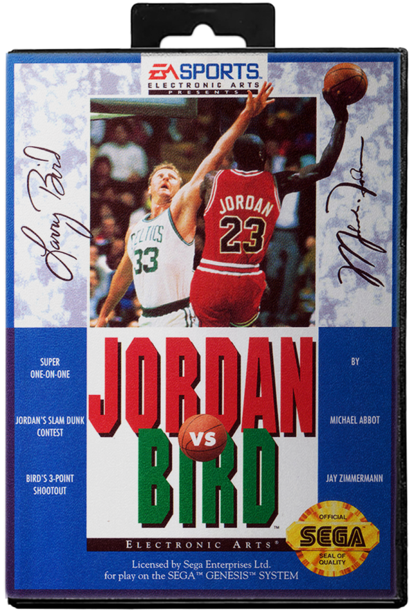Jordan vs Bird: One-On-One - Sega Genesis