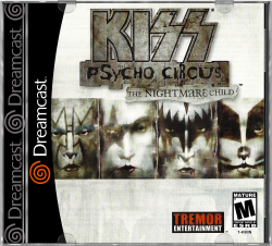 KISS Psycho Circus The Nightmare Child - Sega Dreamcast