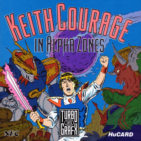 Keith Courage in Alpha Zones - TurboGrafx 16